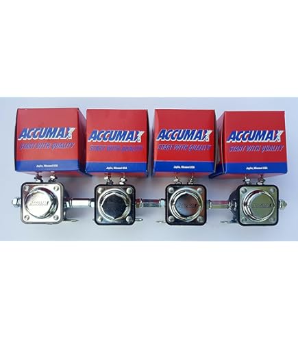 Accumax Solenoids Set of 3 with Coupling Nuts Included for